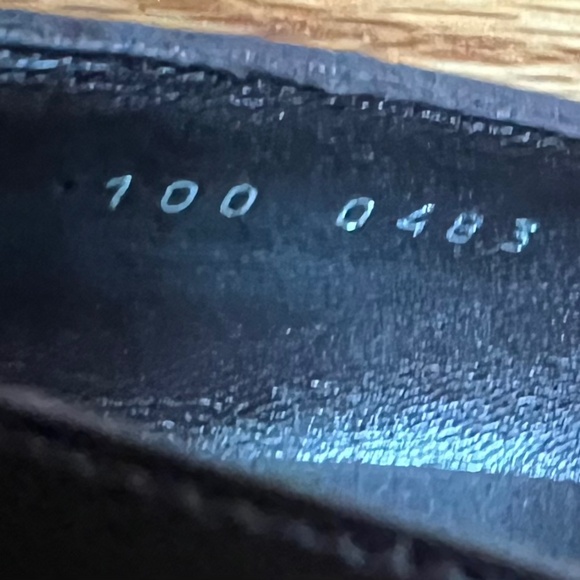 Vintage Gucci square toe leather loafters women’s size 7B Italy - Picture 13 of 14